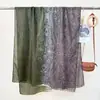 Chal de Otoño Ropa de Abrigo Moda Bufanda de Primavera y Otoño para Mujer, Algodón y Lino Versátil Delgado Bufanda de Seda de Invierno Bufanda Larga de Gasa
