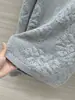 BORBOTIE Ropa de Punto para Mujer 2026 Primavera/Otoño Nuevo Estilo BC Old Money Top de Manga Larga Calado Floral Tridimensional