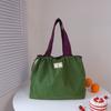 Bolsa de compras de protección del medio ambiente, bolso de hombro plegable, bolsa de supermercado portátil, gran capacidad, en stock, una generación de cabello