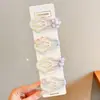 Pinzas para el pelo de colores dulces para niñas, Accesorios para el pelo de animales de dibujos animados y flores, Set de pinzas lindas y no dañinas para el flequillo