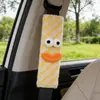 Protetor de Ombro para Cinto de Segurança de Carro Monstrinho Boca de Salsicha Decoração Interna de Carro Supplies Olhos Fofos