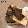 Sapatos Birkenstock originais de couro, fofos e peculiares, com aumento de altura no dedão, sola grossa, para mulheres, novos outono 2026, mocassins Birkenstock de sola macia com cadarço