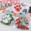 Estilo Xiaohongshu fresa arándano soufflé alto valor súper grueso celebridad de internet imitación masilla de silicona juguete de descompresión rebote