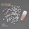 Decorações Brilhantes para Nail Art Mini Zircônia Base Plana Chanfrada Marquise Gota de Água Rombus Pacote Misto de Diamantes para Unhas Rosa Champagne
