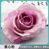 Cabezas de Rosas Artificiales, Tamaño Mediano, Núcleo Envuelto, Decoración de Pared, Accesorios para el Frente del Coche, Flores de Seda, Decoración DIY, Adornos para Ropa, Ramos de Flores Artificiales
