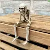 Nuevos Productos Transfronterizos, No Mires, No Escuches, No Hables, Soporte de Hueso, Decoración de Calavera, Adornos de Resina, Decoración Moderna Simple