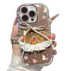 Funda Protectora de Otoño con Bordado de Flores Pequeñas Aplicable a Teléfono Apple 17 iPhone 16 Pro Max Huawei Mate 70 Honor