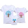 Camiseta en blanco de 185g camiseta publicitaria amantes de las camisetas personalizada impresión a medida foto camiseta para padres camiseta de modal con transferencia térmica