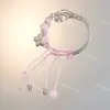 Popular Pulsera de Sueño de Mariposa Sakura Super Hada Lujo Ligero Mariposa Revoloteando Aspecto Elegante Linda Hada Pulsera para Mejor Amiga Regalo