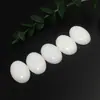 Temu Transfronteiriço Amazon Anel Oval de Pedra Natural Superfície 18*25 Anel de Contas de Cristal Incrustado com Pedras Semi-Preciosas DIY