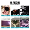 Pegatinas de Letras de Terciopelo Hongcai, Cajas de Joyería de Terciopelo de Alta Gama, Pegatinas Adhesivas para Fotografía Automotriz, Autoadhesivas Engrosadas