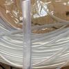 Llavero de Cuerda Escama de Dragón de Acero Inoxidable Tejido a Mano con Cierre Magnético, Tubo Suave Transparente, Accesorios para Joyería DIY, Venta al por Mayor en Stock