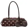 2026 Nova Bolsa Almofada Boston Casual Minimalista com Bolsa de Ombro de Linho com Bolinhas, Bolsa de Braço, Bolsa de Mão Leve