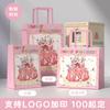 Bolsa Tote para Hornear Bolsa de Embalaje para Postre Pan Bolsa de Papel Kraft Personalizada Bolsa para Pastelería Café para Llevar Bolsa de Regalo 2