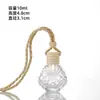Botella de Aromaterapia para Coche de 5 ml, Botella de Perfume de Alta Gama para Salida de Aire de Coche, Botella de Aromaterapia Volátil con Cordón