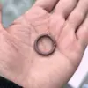 Hebilla de resorte de color, anillo de resorte de aleación de pintura de círculo abierto de metal, cadena para teléfono móvil, cadena para bolso, accesorios hechos a mano