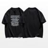 Camiseta de Manga Corta Lavada de Estilo Americano de Alta Calle Europeo para Hombre, Verano, Nuevo, Estilo Americano, Algodón Puro, Casual, Top