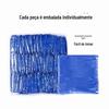 Calças de Banho Descartáveis Banho de Pés Descartável Sauna Vaporização Repelente à Água Celulose de Madeira Azul Shorts Descartáveis