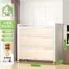 Estante de Cocina de Pie Gabinete de Almacenamiento Multicapa Horno de Microondas Doméstico Gabinete Multifuncional con Puerta Gabinete de Almacenamiento a Prueba de Polvo