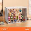 Expositor de Caixa Surpresa Armário de Exibição Portátil Bubble Mate Blocos de Construção Lego Caixa de Armazenamento de Bonecas com Porta Magnética à Prova de Poeira