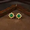 Xiaohongshu Transmissão Ao Vivo Venda Quente Argola de Prata 925 Design Nicho Estrela de Oito Pontas para Mulheres Estilo Ins Brincos Exquisitos Brincos