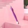 Herramienta multifuncional para decoración de uñas con cabezal de silicona, doble cabezal, prensadora portátil, varilla de repujado, doble uso, tenedor para cuero muerto