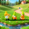 Boneco Gnomo Abóbora de Ação de Graças de Novo Produto Transfronteiriço Figura Fofa Decoração DIY Acessório de Pendurar Micro Paisagem Pequeno Ornamento