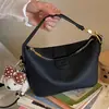 Bolsa Pequena com Padrão de Lichia para Mulheres, Estilo Novo, Alta Qualidade, Bolsa Simples para o Dia a Dia, Bolsa de Ombro Versátil para Trabalho