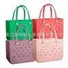Bolsa de Playa de EVA con Agujeros Bolso Portátil Impermeable para Viaje Lavable Adecuado para Deportes Playa Piscina