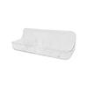 Estante de Almacenamiento Acrílico para Baño Baño Inodoro Montado en la Pared Sin Perforaciones Lavabo de Pared Estante de Almacenamiento para Cosméticos
