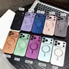 Funda de teléfono magnética adecuada para iPhone 18 Promax con pintura metálica y cobertura total, funda protectora mate anticaídas para Apple 17 y 16