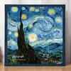 Álbum de Fotos Laminado Autoadesivo Novo DIY Transfronteiriço Versão Família Van Gogh Álbum de Lembranças Polaroid