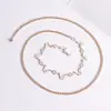 Joias Cruzadas Europeias e Americanas Borboleta de Metal Personalizada Madrepérola Strass Corrente de Cintura Feminina Sexy Acessórios de Cinto para Bikini
