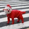 Mono para perro, impermeable de cuatro patas, totalmente cerrado, para perros pequeños, ropa impermeable para mascotas para días lluviosos y uso en exteriores