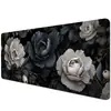 Producto exclusivo transfronterizo para Amazon: Alfombrilla de ratón popular con temática floral y de plantas, tamaño grande, engrosada, bordes sellados, alfombrilla de escritorio para juegos, antideslizante de goma