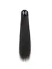 Peluca de Cola de Caballo Mujer Pelo Largo Simulación Cabello Humano Pinza de Garra Cola de Caballo Alta Cabello Largo Lacio Natural Atado Alto Ligera y Delgada Trenza de Cola de Caballo Falsa