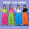 Trajes de Hip-Hop y Street Dance para Niños Ropa de Moda Disfraces de Jazz para Niñas Serie de Colores Dopamina Crop Top Ropa de Baile