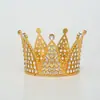 Decoración de Pastel Corona de Cumpleaños Transfronteriza Adornos para Hornear Perla Redonda Flores para Fiesta de Novia Corona Venta al por Mayor E18
