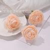 Borda Grelhada Cabeça de Rosa Carro de Casamento Layout Salão de Casamento Parede de Flores Flor Artificial Decoração Caixa de Presente Dia dos Namorados Flor Falsa Flor de Seda