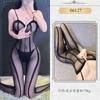 Meias Eróticas Transfronteiriças Conjunto de Lingerie Sexy Puro Desejo Peça Única Uniforme de Suspensório Provocante para Casal Adulto Roupa de Dormir 06127