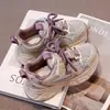 Zapatos para Niñas 2026 Otoño Nuevos Tenis de Malla Transpirable para Niñas Zapatos para Correr para Niños Mayores Zapatos de Malla de Papá Princesa