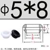 Anillo de Sellado Protector de Cable de Silicona Resistente a Altas y Bajas Temperaturas Anillo de Sellado Ranura Ensanchada Anillo de Goma Bobina Protectora de Doble Cara Anillo de Goma Impermeable