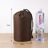 Bolsa de Nylon a Cuadros con Cordón Bolsa Cilíndrica con Cordón Bolsa de Almacenamiento para Chaqueta de Plumas Bolsa con Cordón Bolsa Organizadora de Viaje Bolsa de Empaque