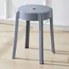 Taburete de Plástico Engrosado para Adultos Hogareño Apilable Mesa de Comedor Taburete Redondo Silla de Plástico Simple Nórdico Sala de Estar Taburete Alto