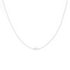 Colar de diamante incrustado de ouro real com revestimento retrô de nicho transfronteiriço europeu e americano INS Simple Street Copper Colar feminino