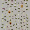 Pegatinas de uñas estilo caricatura, lindas abejitas, pegatinas de gel para uñas con temática floral y de frutas de moda, y pegatinas decorativas para teléfonos y iPads