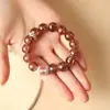 Coisas boas mais vendidas frequentemente no novo bracelete nove-roxo luxo leve temperamento de pérolas da corte para presentes de aniversário de namoradas