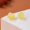 Acessórios de Cera de Abelha Contas Âmbar Contas de Osmanthus Cera de Abelha Natural Selecionada Acessórios de Osmanthus Contas de Osmanthus de Cera de Abelha Mineral Bruta