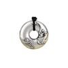 Colgante Pixiu Hebilla de la Paz, Estilo Retro, Tendencia Nacional, Collar con Palabra de Bendición Sólida, Colgante Mantra de Seis Sílabas, Regalo para Hombres y Mujeres en el Año del Dragón