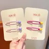 Color Caramelo Corazón de Amor Pinza para Flequillo Infantil Pinzas Pequeñas para el Cabello de Niñas Sin Daño al Cabello Dulce Lindo Bebé Versátil Diariamente Accesorios para el Cabello